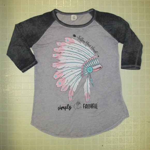 𝅺SIMPLY FAITHFUL Women's Top - Picture 1 of 5